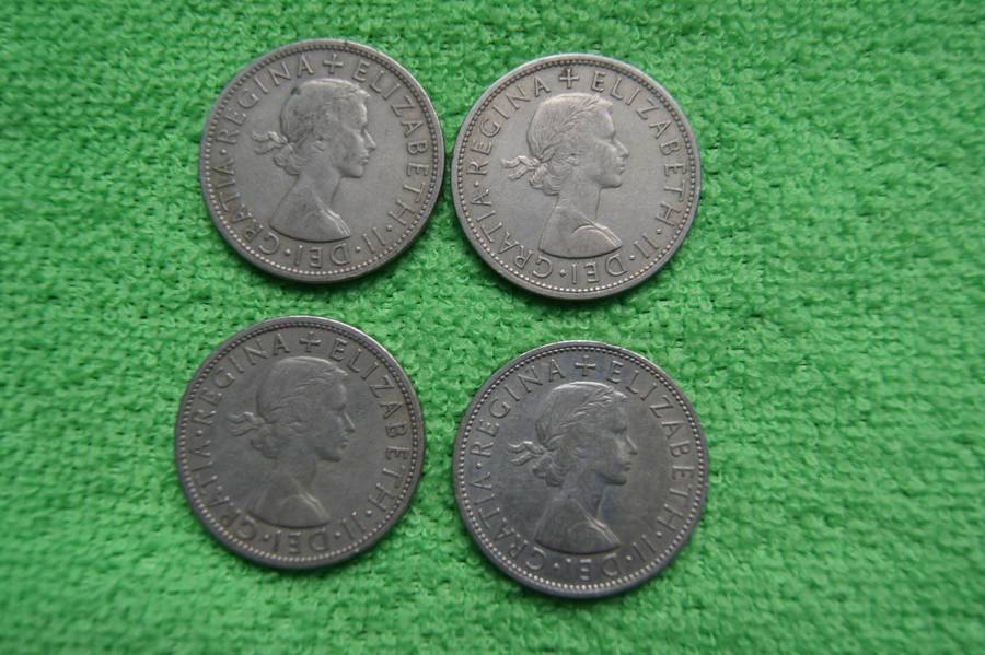 Great Britain Half Crown Collection - (Over 87 actual grams of Silver) - 15 Coins