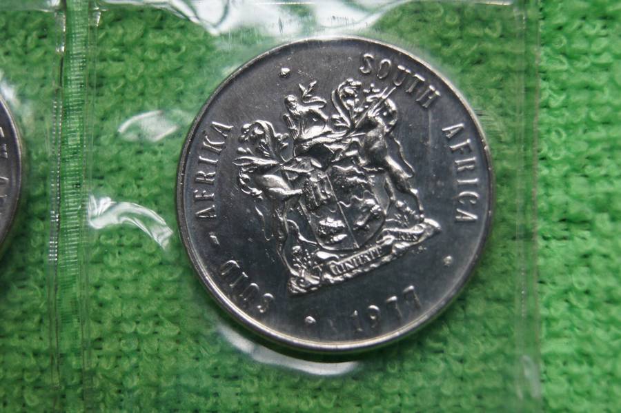 Consecutive Year SA Mint Packs, 1977 and 1978 (Bid per pack to take both)(1978 Rand PL?)