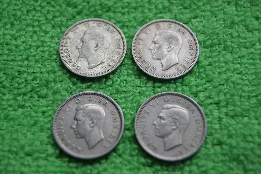 Large Great Britain 6 Pence Collection - (Over 100 actual grams of silver) - 52 coins