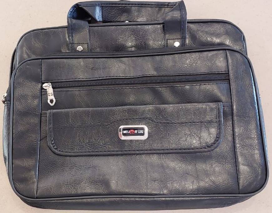 Laptop bag Black Leatherette