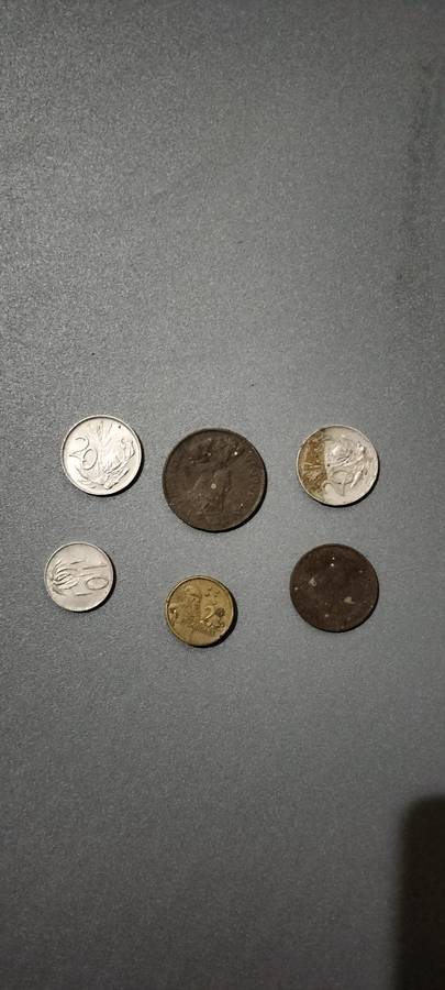 Old South African coins