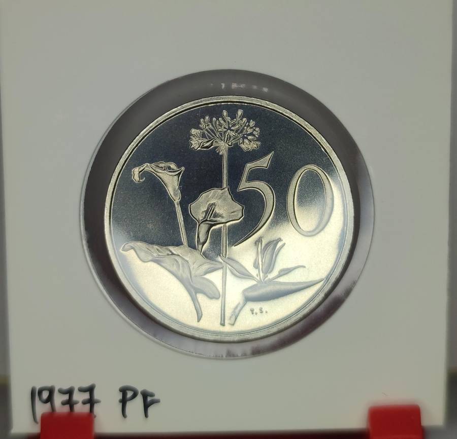 1977 50 CENT PROOF COIN - ONLY 19,000 MINTED