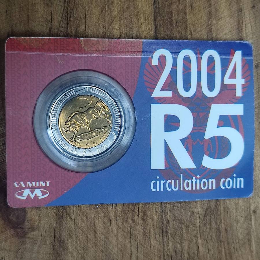 2004 R5 CIRCULATION COIN (UNC) IN LIMITED EDITION ORIGINAL CARD