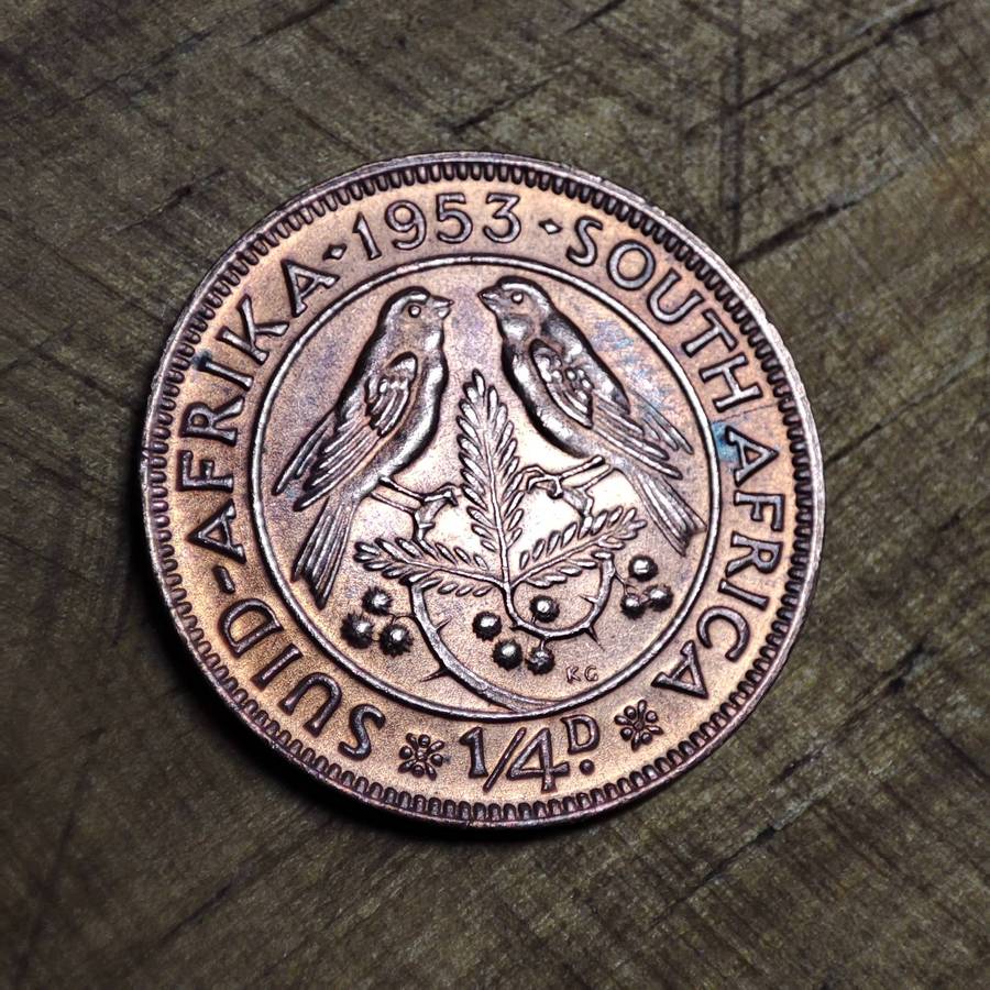 1953 FARTHING (QUARTER PENNY 1/4P) - GREAT TONING