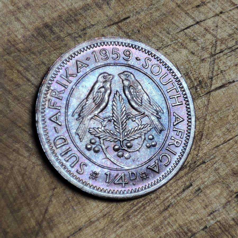 1959 FARTHING (QUARTER PENNY 1/4P) - GREAT TONING