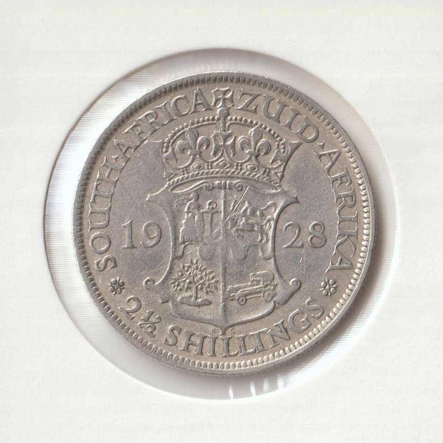 1928 SA UNION HALFCROWN (2 1/2 SHILLINGS) - NO PROOFS MINTED IN THIS YEAR!