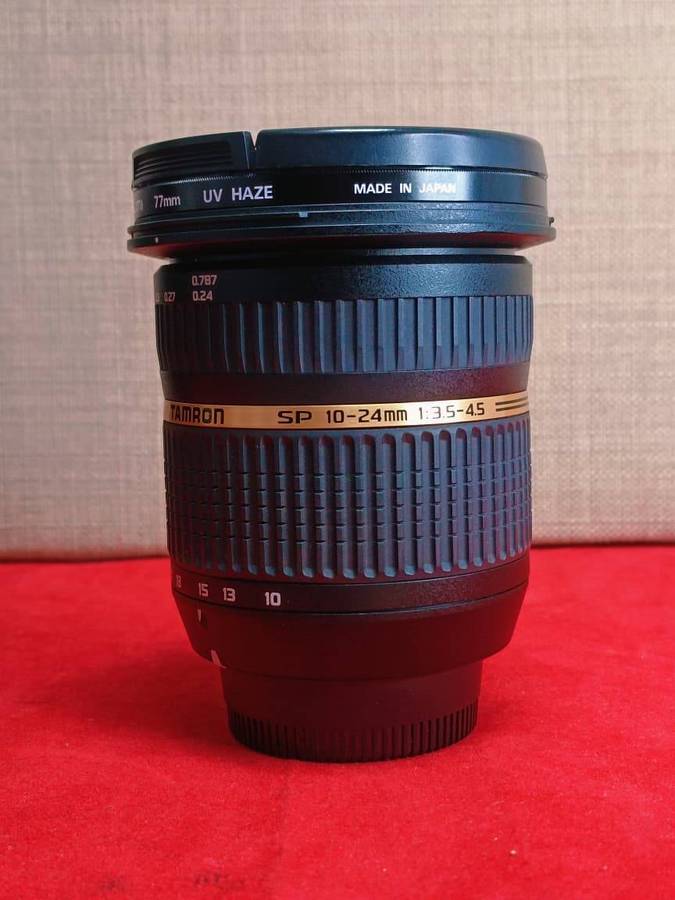 Tamron SP 10-24mm f/3.5-4.5 Di II Lens for Nikon with  77mm MARUMI UV HAZE fillter
