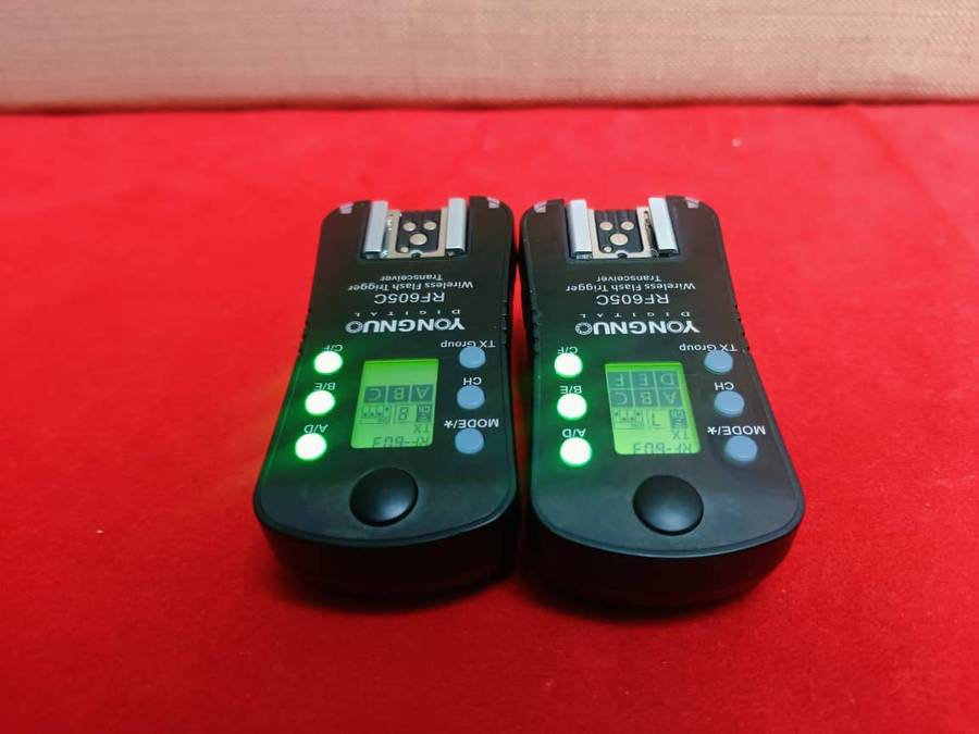 Yongnuo Digital RF605C Wireless Flash Trigger Transceiver