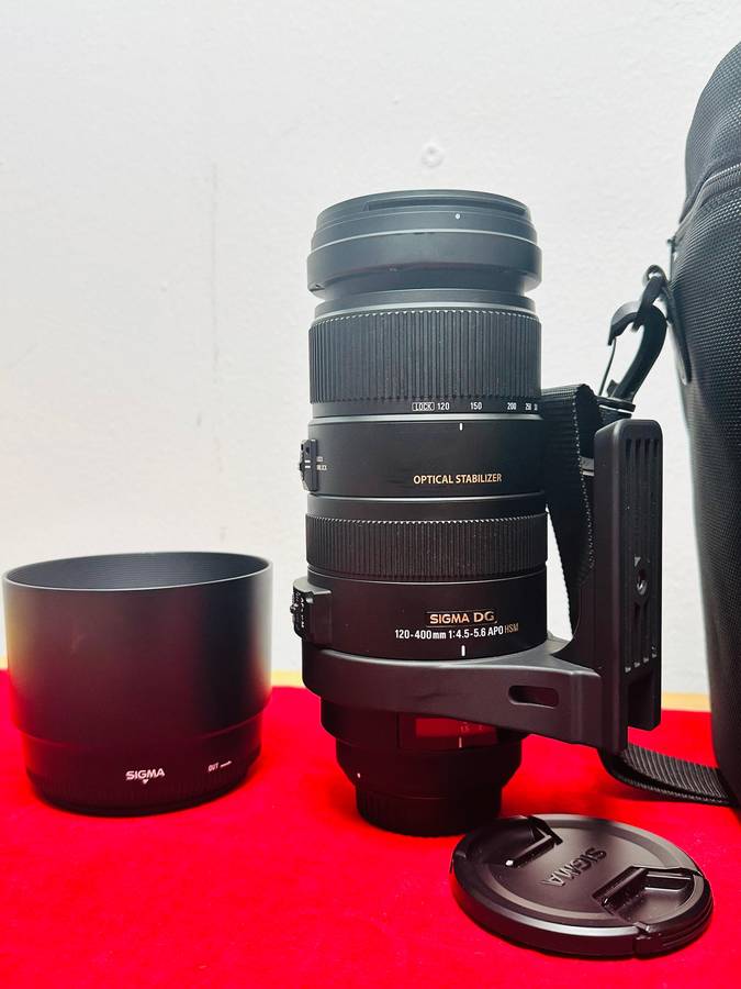 Sigma (for Canon)120-400mm f/4.5-5.6 APO DG OS HSM Telephoto Zoom Lens