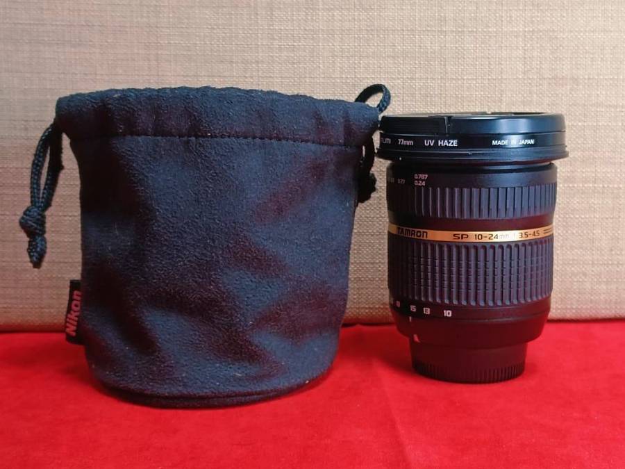 Tamron SP 10-24mm f/3.5-4.5 Di II Lens for Nikon with  77mm MARUMI UV HAZE fillter