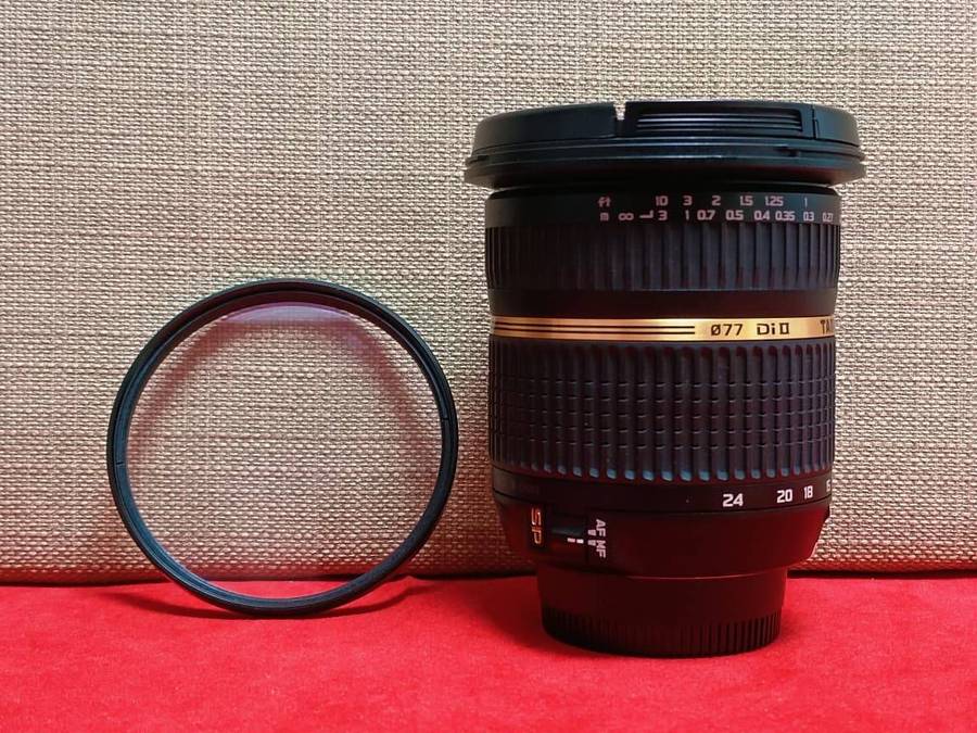 Tamron SP 10-24mm f/3.5-4.5 Di II Lens for Nikon with  77mm MARUMI UV HAZE fillter