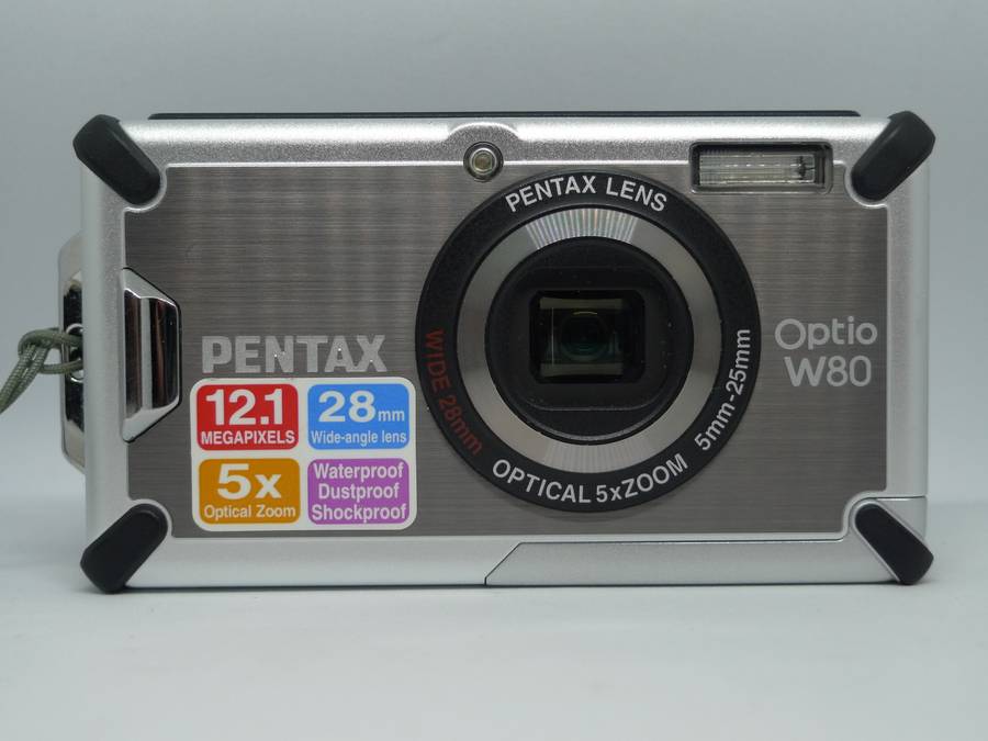 Pentax Optio W80 - 12 Megapixels - 5x Optical Zoom - 16GB SD Card Included