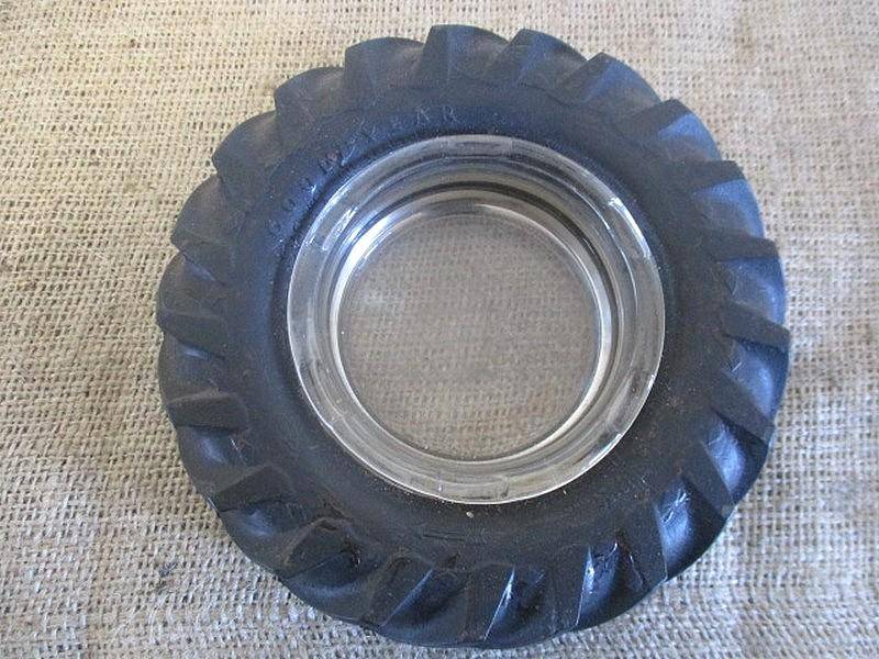 Lovely Vintage Goodyear Tractor Tire Ashtray