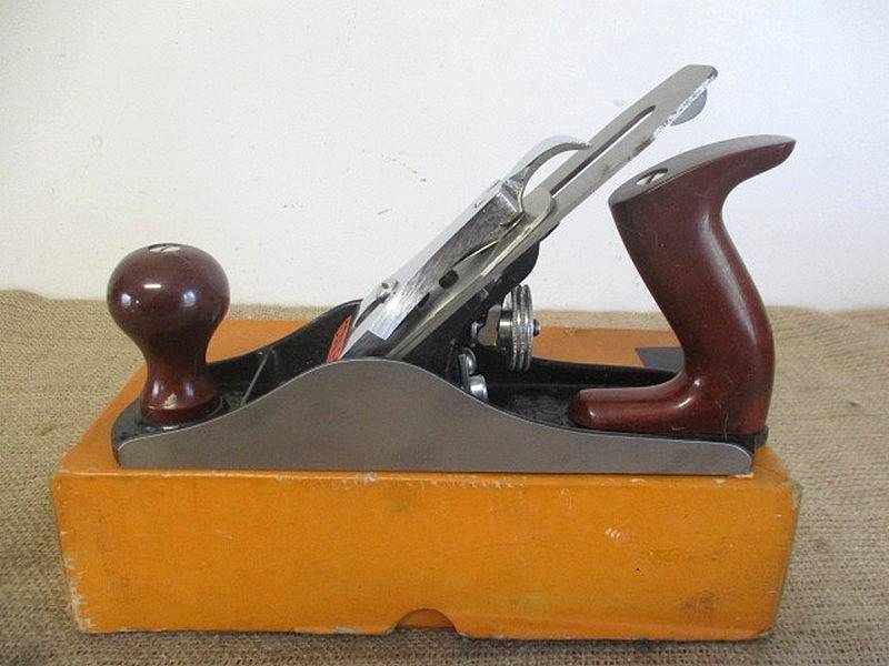 Really Nice Vintage Stanley Bailey No 4 Hand Plane In Original Box   Made In England  MIB