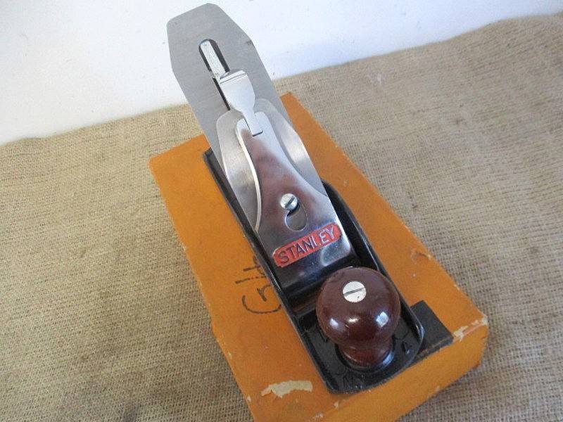 Really Nice Vintage Stanley Bailey No 4 Hand Plane In Original Box   Made In England  MIB