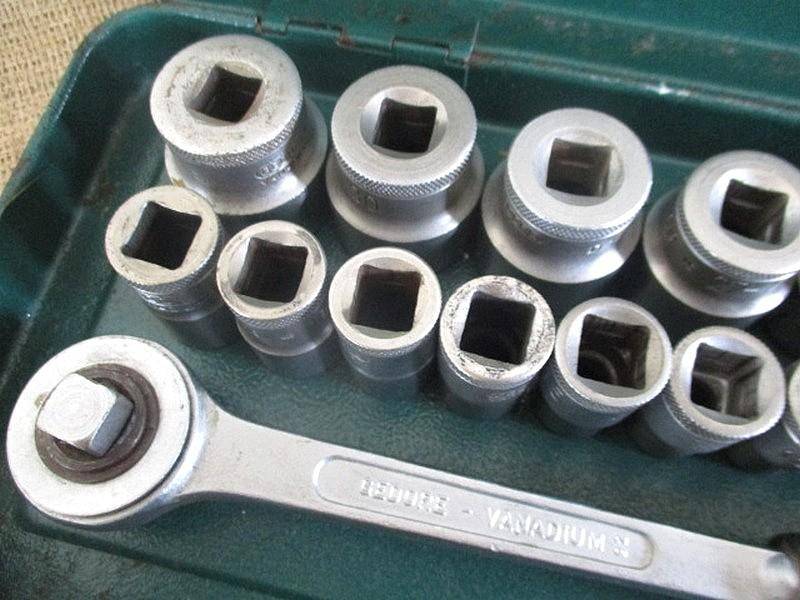 Neat 25 Piece Gedore D19 3/4 inch Drive Set In Stahlwille Toolbox