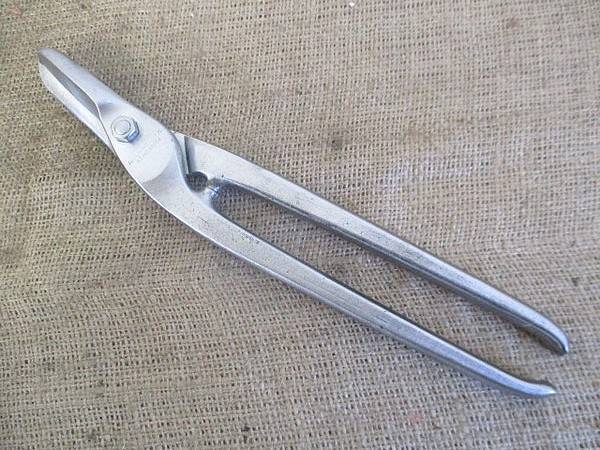 Very Neat Vintage Sweden Made Optimus 411 Blow Torch And Sizable 11 inch Vintage Tin Snips