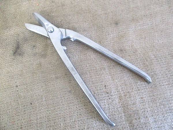Very Neat Vintage Sweden Made Optimus 411 Blow Torch And Sizable 11 inch Vintage Tin Snips