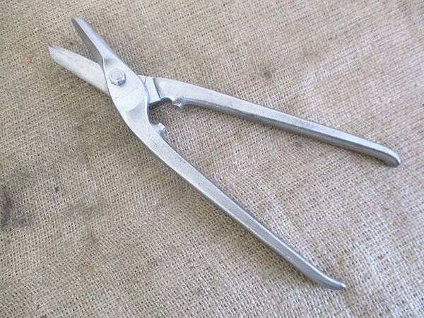 Very Neat Vintage Sweden Made Optimus 411 Blow Torch And Sizable 11 inch Vintage Tin Snips