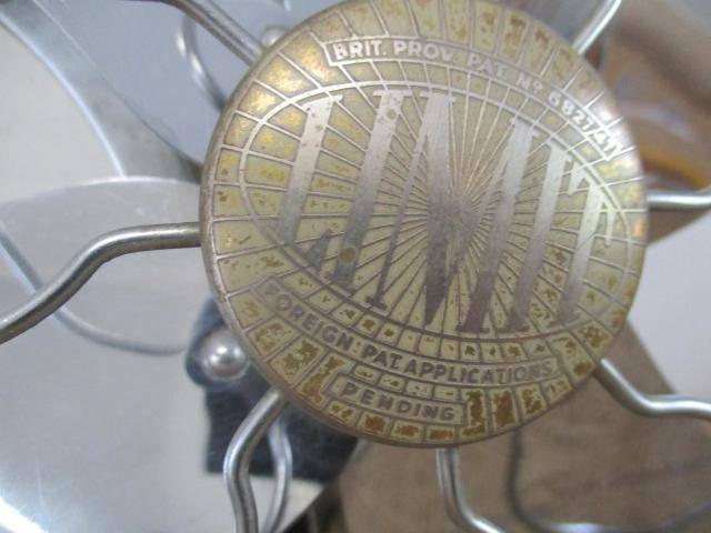 Super Rare Vintage Limit Electric Fan By Limit Engineering Co Ltd      Made In England      1950's