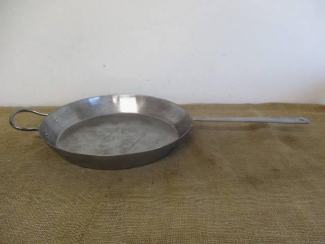 Neat Large  Vintage Hendler's 36cm Steel Frying Pan