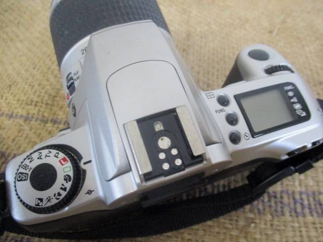 Nice Vintage Canon EOS 300 35mm Film Camera With Film In Shoulder Bag          1999