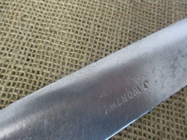 Good Vintage 10 inch J.Worthy, Sheffield Draw Knife.