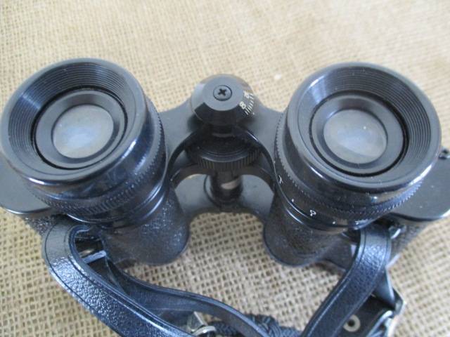 Nice Vintage Super Zenith 8 X 30 Field 7.5' Binocular With Lens Covers