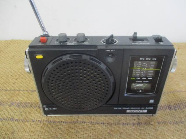 An Awesome Vintage Sony ICF - 5450B FM/AM 3 Band Portable Radio         Approx 1980's