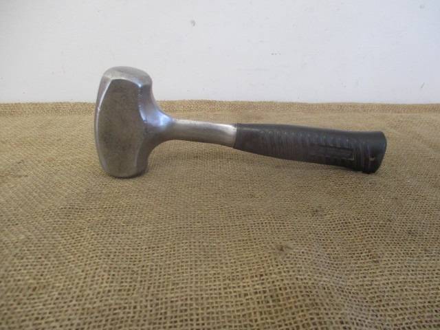 Beautiful Vintage Titan Heavy Duty Solid Steel 3lb Club Hammer        Made In Italy