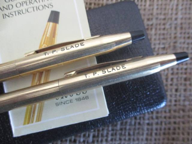 Exquisite 12kt. Gold Filled Cross Pen Set In Original Packaging