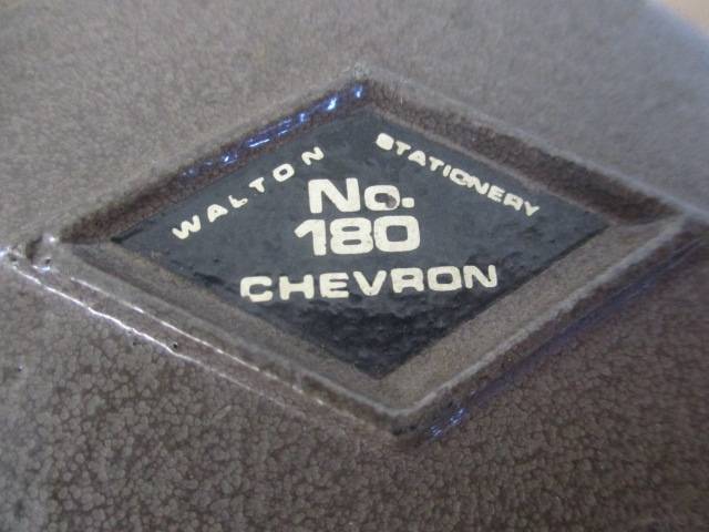 Nice Vintage Heavy Duty No 180 Chevron Two Hole Cast Iron Paper Punch