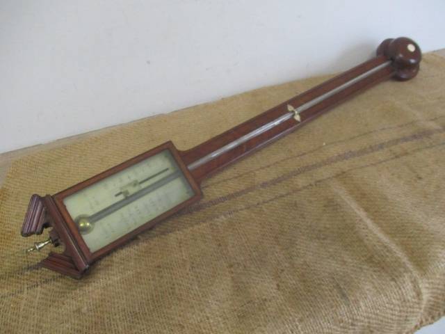For Repairs Or As A Focal Point : This Very Rare Stick Barometer