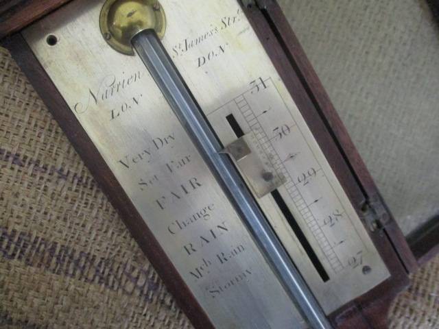 For Repairs Or As A Focal Point : This Very Rare Stick Barometer
