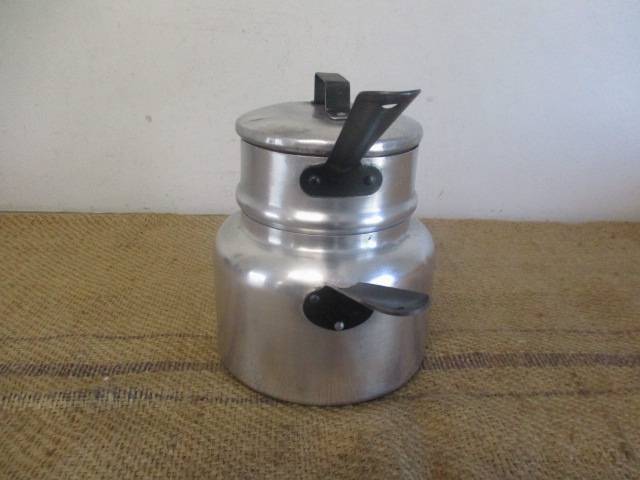 Real Old Vintage Hart Aluminum Double Boiler