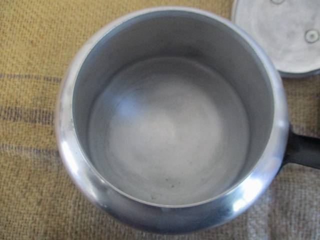 Real Old Vintage Hart Aluminum Double Boiler