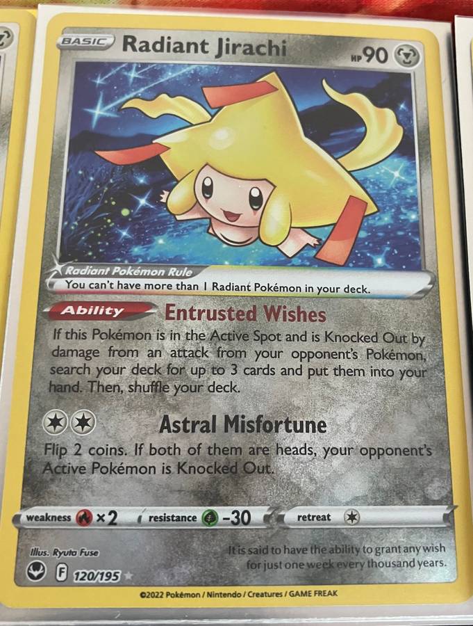 Pokemon: Bundle of 10 radiant cards