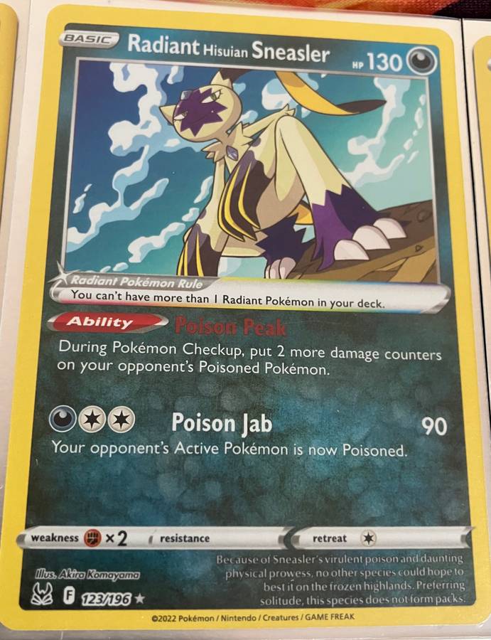Pokemon: Bundle of 10 radiant cards