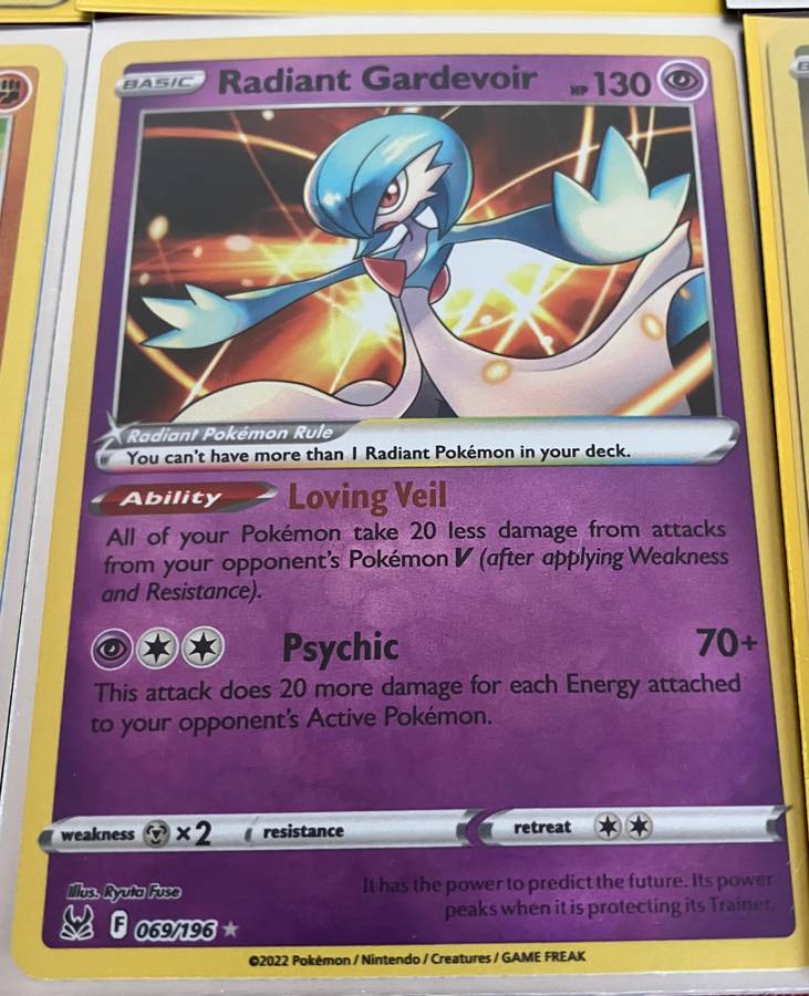 Pokemon: Bundle of 10 radiant cards