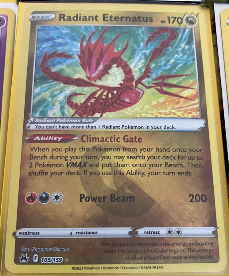 Pokemon: Bundle of 10 radiant cards