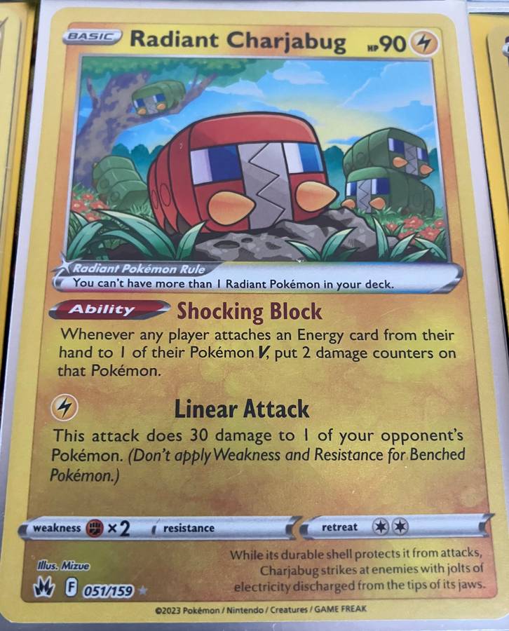 Pokemon: Bundle of 10 radiant cards