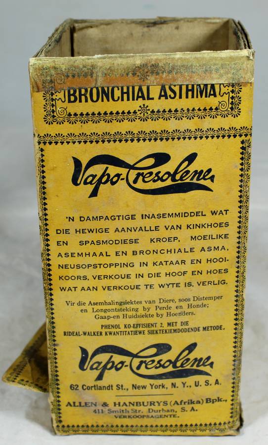 Vapo cresolene burner with original box