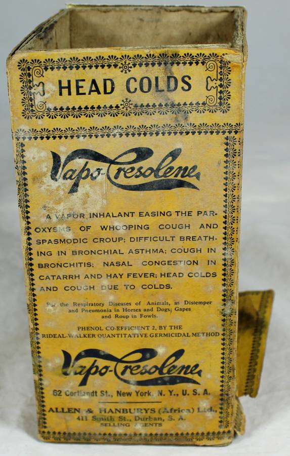 Vapo cresolene burner with original box