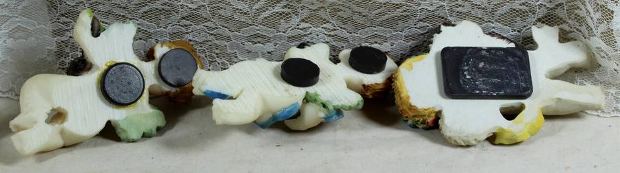 Trio of puti fridge magnets