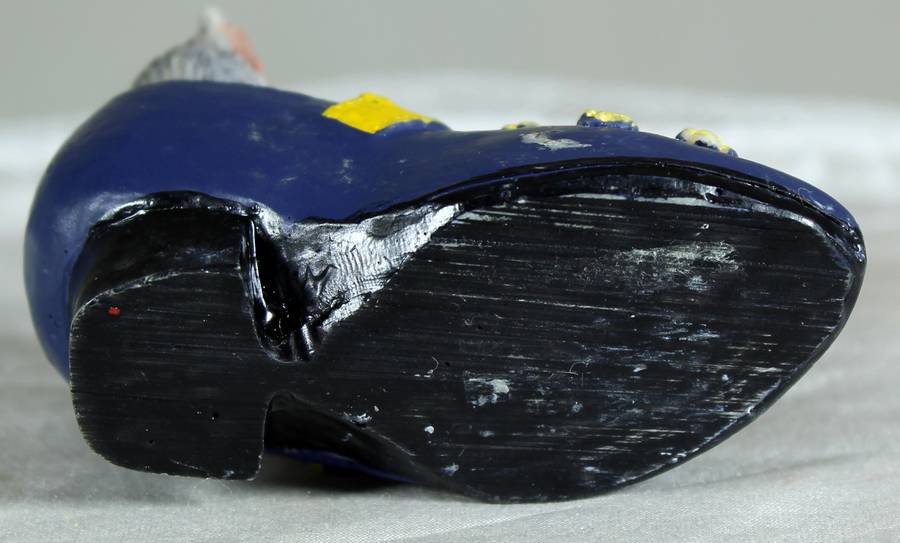 Miniature mouse in a shoe