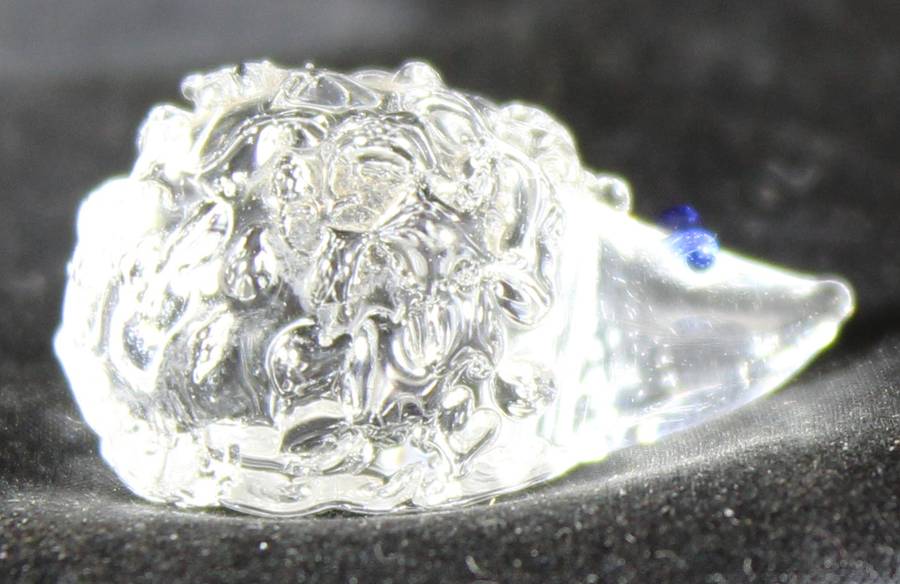 Miniature glass hedgehog