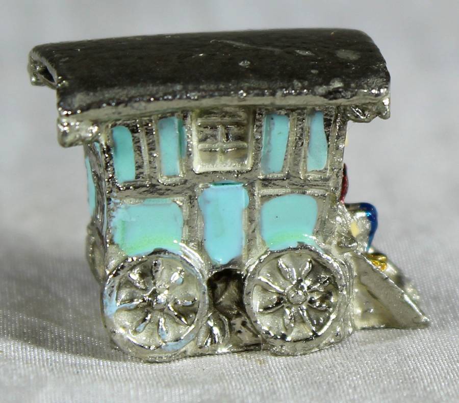 Roald Dahl - miniature gypsy wagon charm