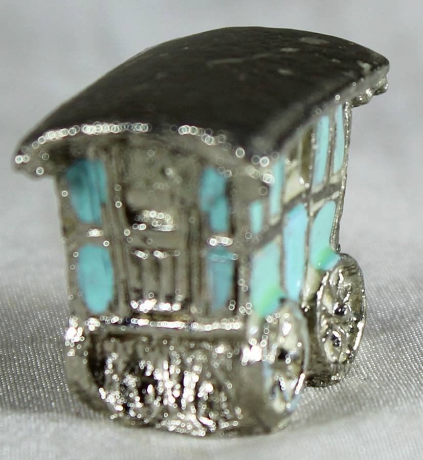 Roald Dahl - miniature gypsy wagon charm