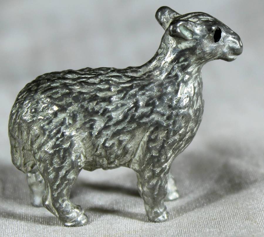 Miniature metal sheep