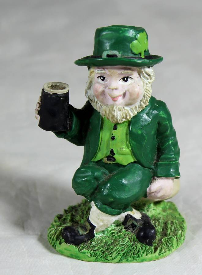 Souvenirs from Ireland - Leprechaun holding a beer
